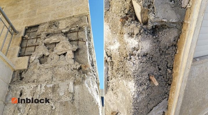 niska jakość betonu