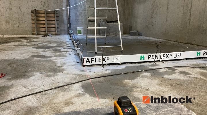 zbiornik retencyjny w garażu podziemnym wklejenie blach Pentaflex