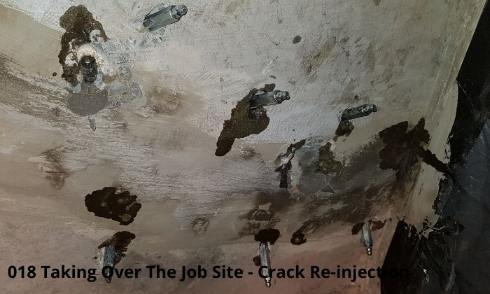 Taking over the job site crack re injection