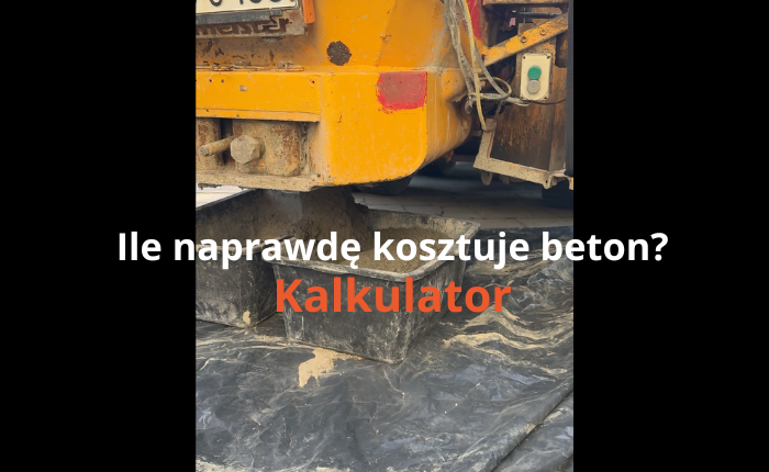 Ile naprawdę kosztuje 1 m³ betonu?